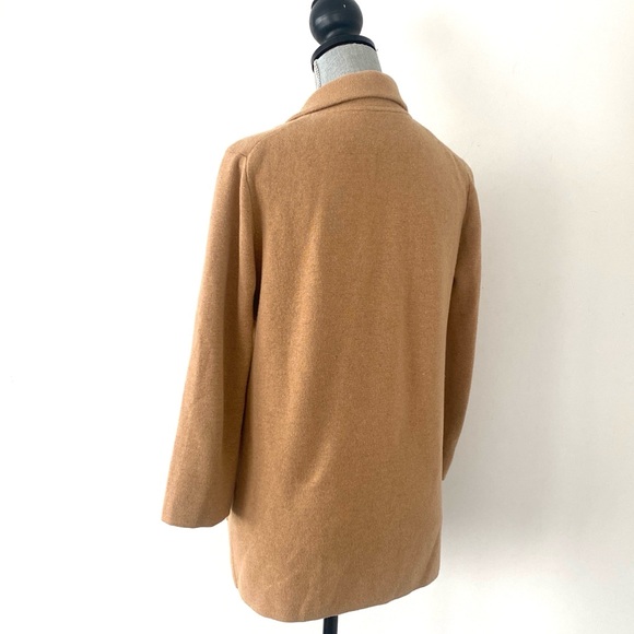 J Crew 365 Sophie Open Front Sweater Blazer Cardigan Women XS Camel Preppy Chic - Picture 7 of 13